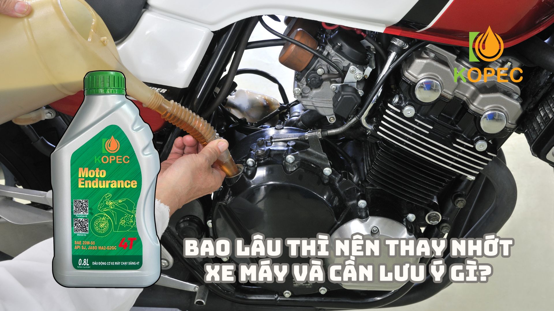 Read more about the article BAO LÂU THÌ NÊN THAY NHỚT XE MÁY VÀ CẦN LƯU Ý GÌ?