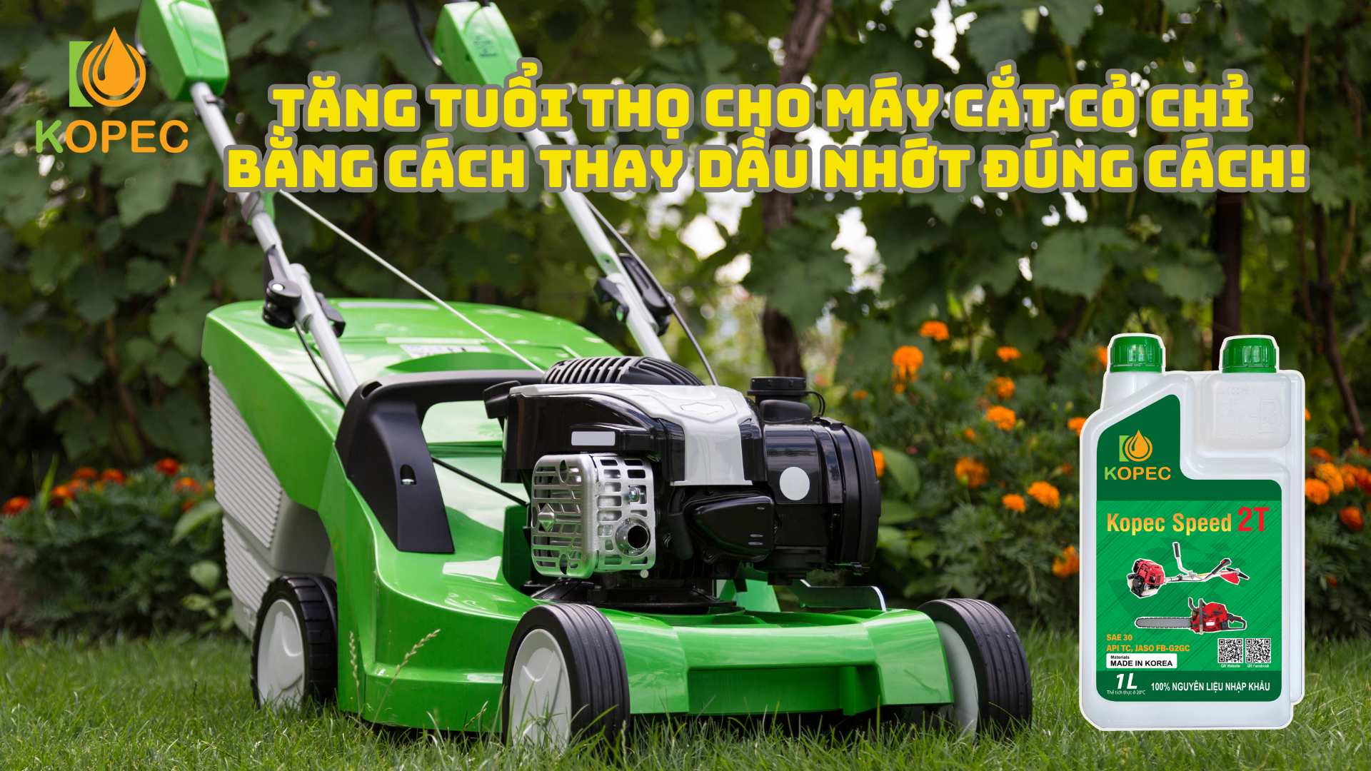 Read more about the article TĂNG TUỔI THỌ CHO MÁY CẮT CỎ CHỈ BẰNG CÁCH THAY DẦU NHỚT ĐÚNG CÁCH!