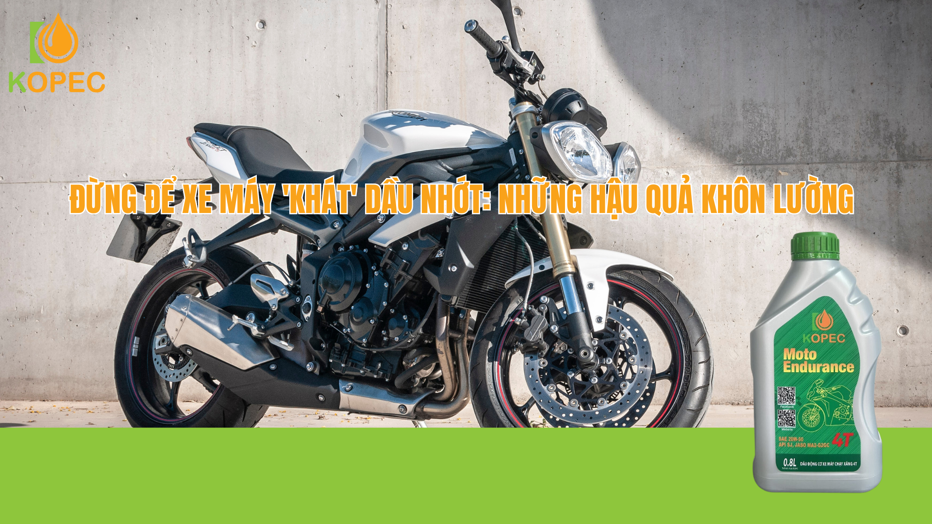 Read more about the article ĐỪNG ĐỂ XE MÁY ‘KHÁT’ DẦU NHỚT: NHỮNG HẬU QUẢ KHÔN LƯỜNG