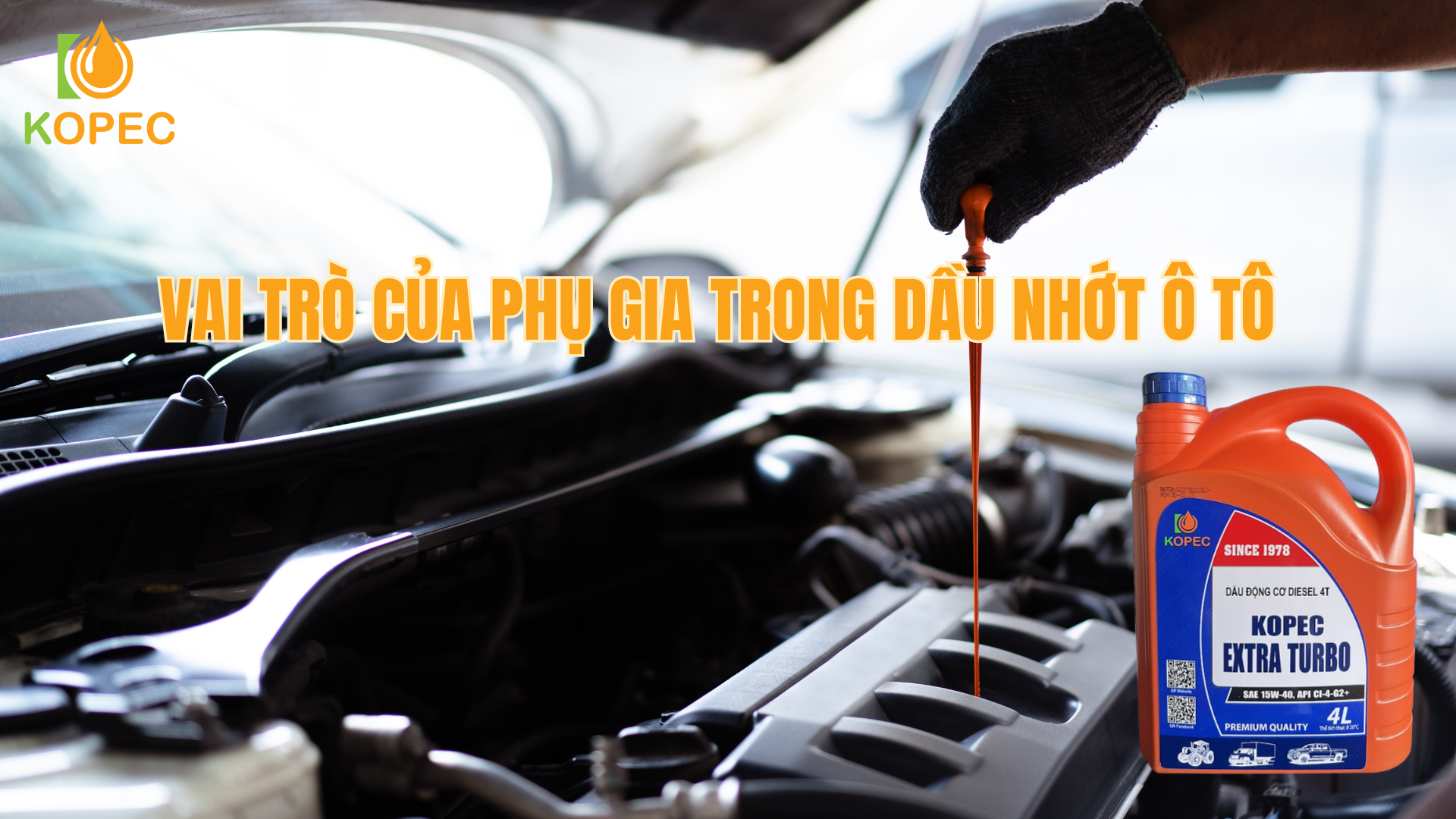 Read more about the article VAI TRÒ CỦA CÁC CHẤT PHỤ GIA TRONG  DẦU NHỚT Ô TÔ CÓ THỂ BẠN CHƯA BIẾT