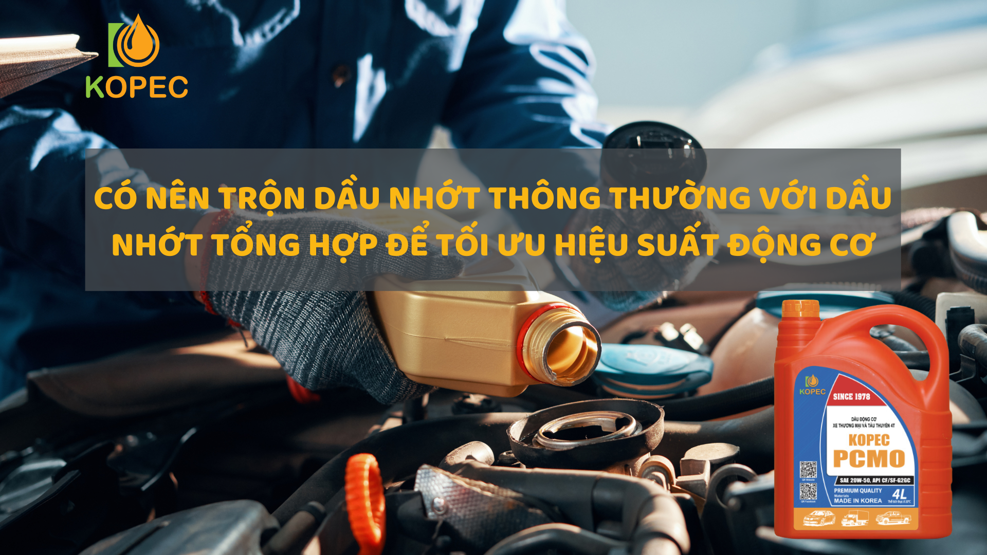 Read more about the article CÓ NÊN TRỘN DẦU NHỚT THÔNG THƯỜNG VỚI DẦU NHỚT TỔNG HỢP ĐỂ TỐI ƯU HIỆU SUẤT ĐỘNG CƠ