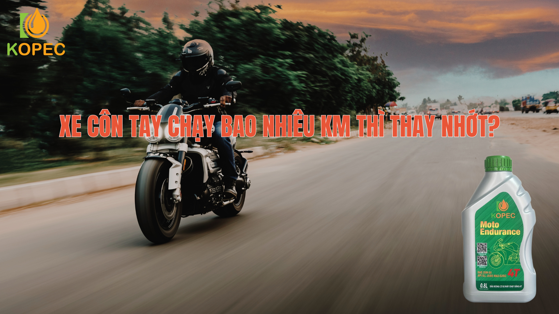 Read more about the article Xe côn tay chạy bao nhiêu km thì thay nhớt?
