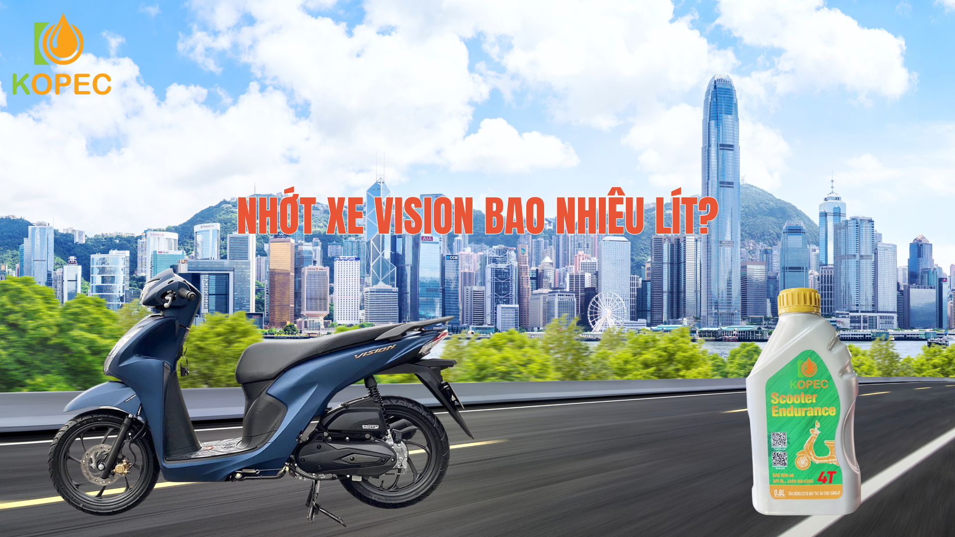 You are currently viewing NHỚT XE VISION BAO NHIÊU LÍT ?